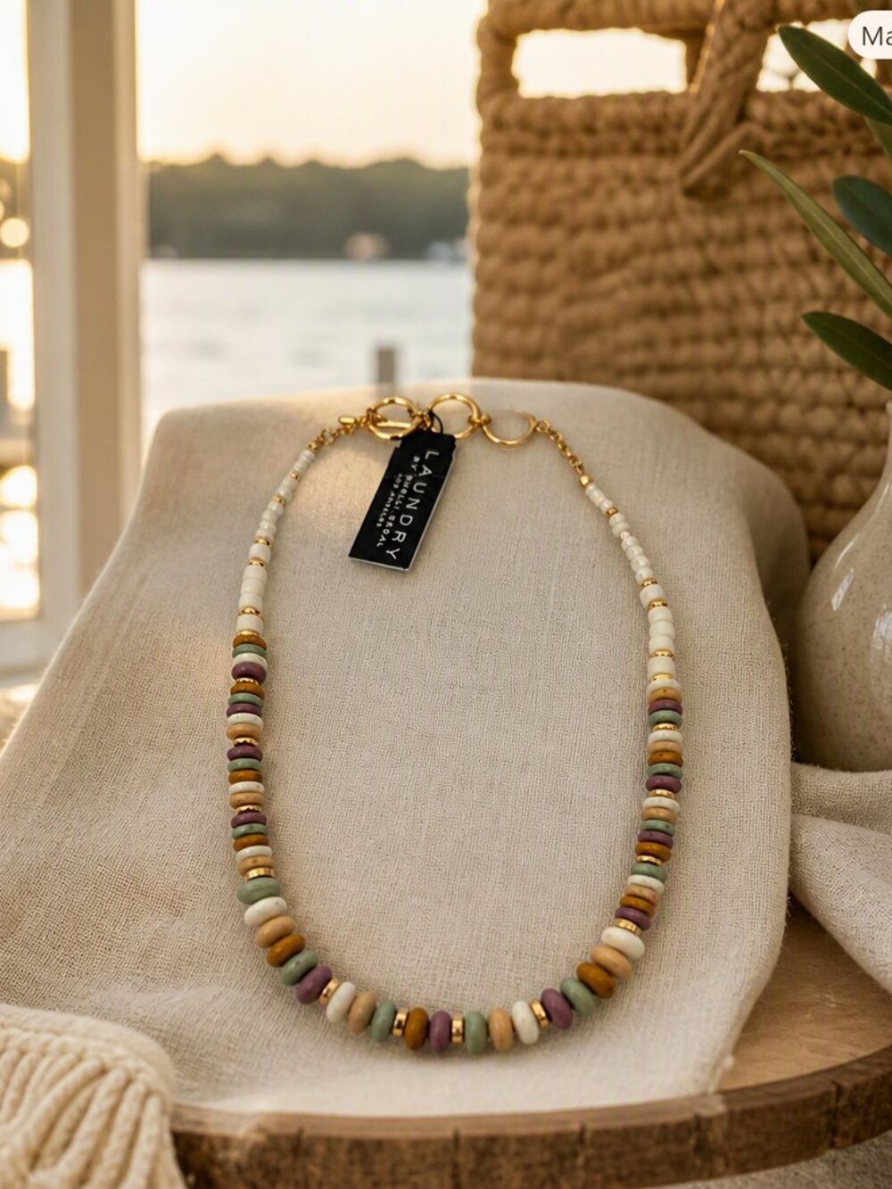 Laundry By Shelli Segal Women's Multicolor Beaded Necklace NWT